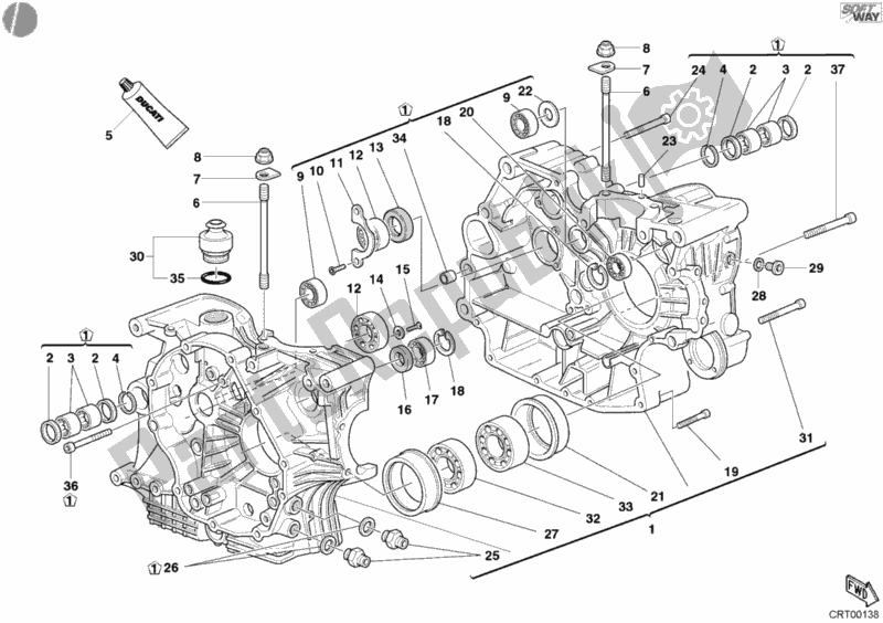 Wszystkie części do Korbowód Ducati Sport ST4 S ABS 996 2003